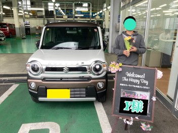 ☆Y様☆ハスラーJスタイルのご納車ありがとうございます(^^♪